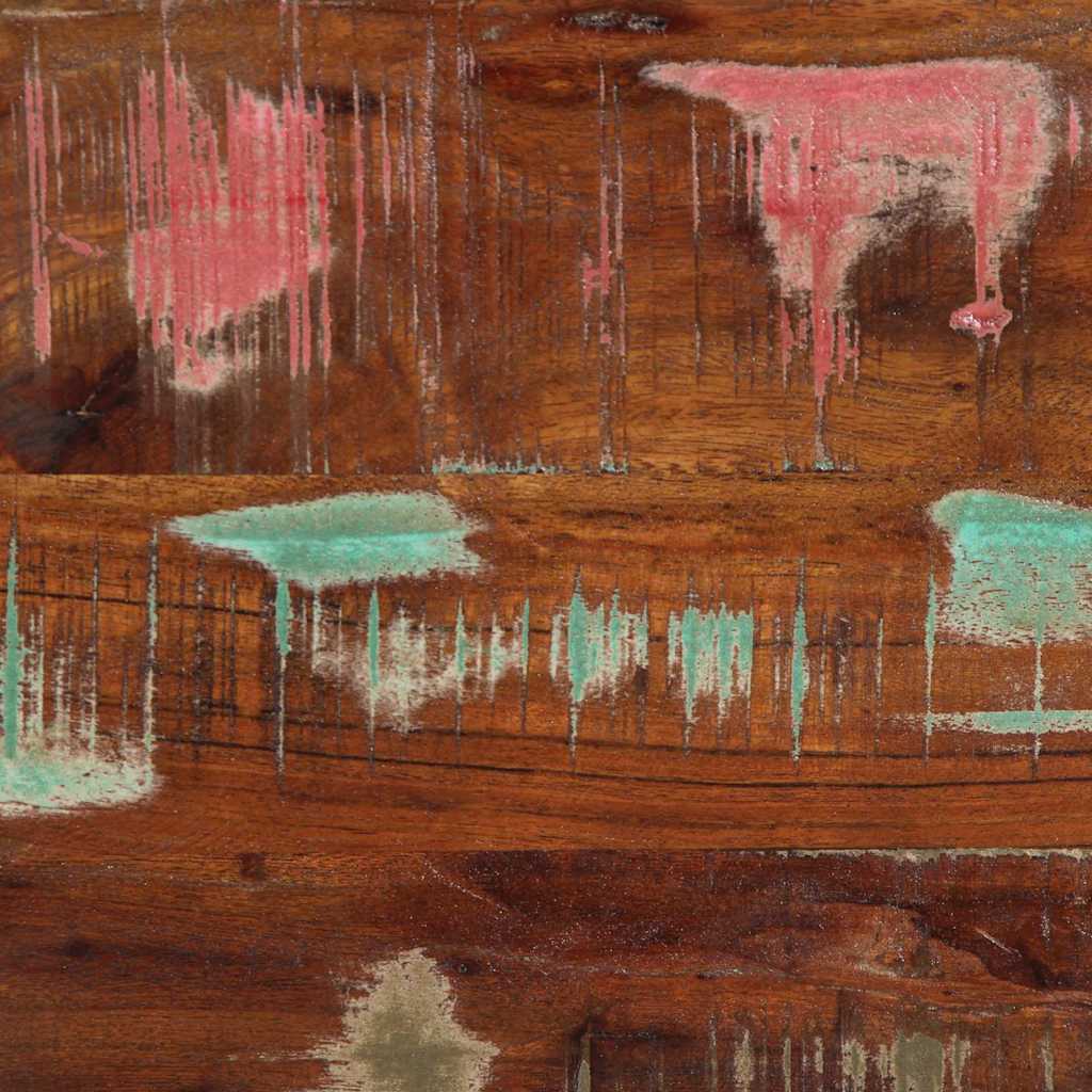 Tv Cabinet 100X30X25 Cm Solid Wood Reclaimed