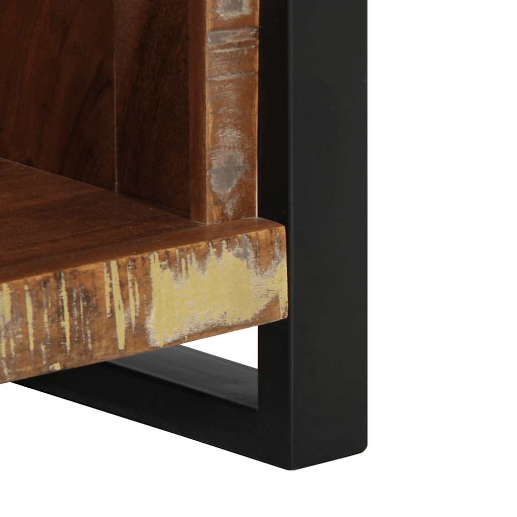 Bedside Cabinet 40X30X80 Cm Solid Wood Reclaimed