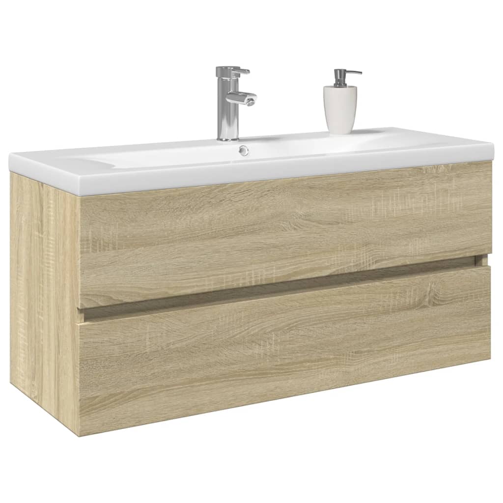Sink Cabinet With Built-In Basin Engineered Wood