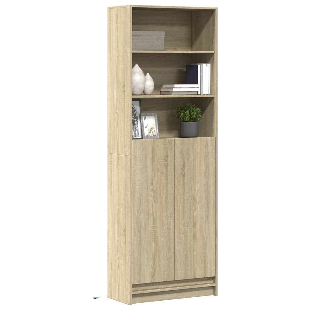 Sideboard With Led 36X32.5X200 Cm Engineered Wood