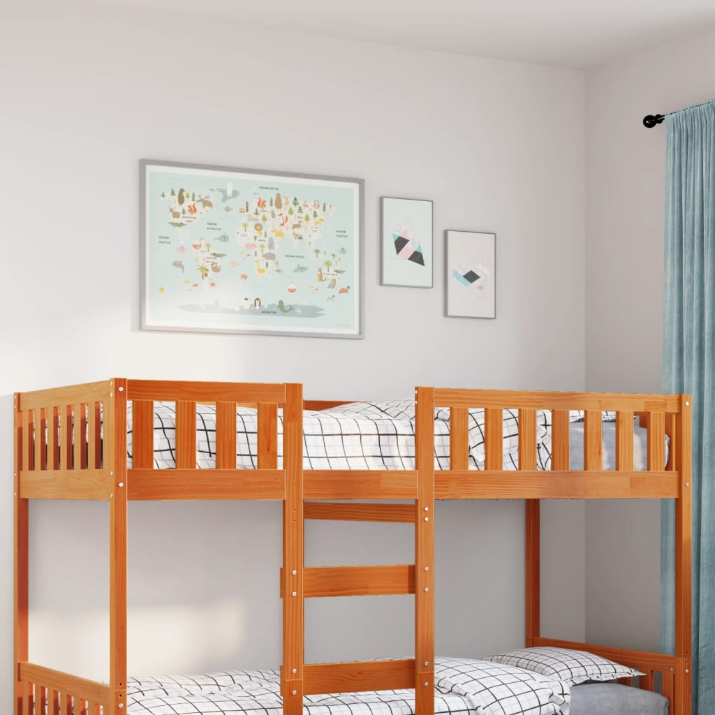 Children's Bed Without Mattress Solid Wood Pine