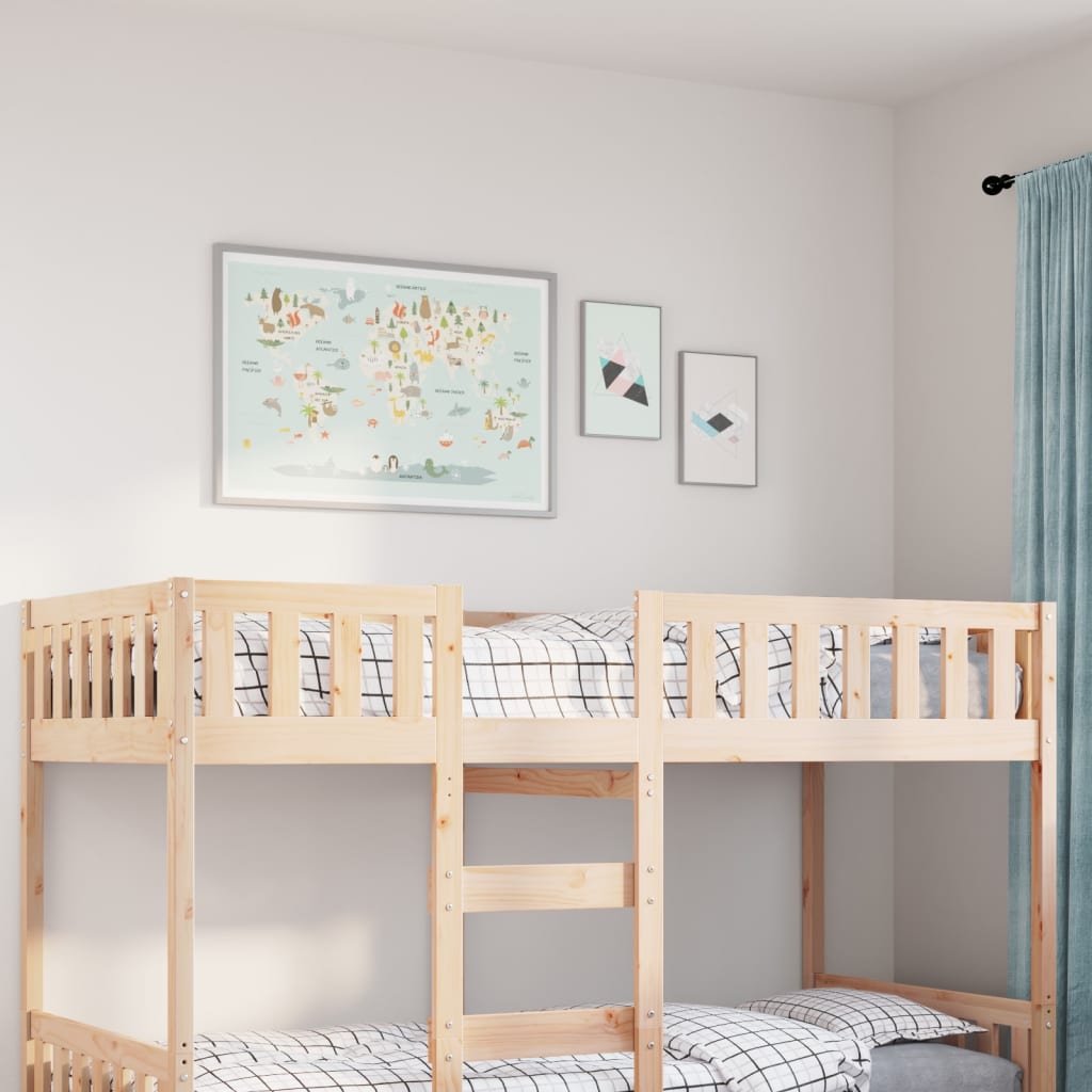 Children's Bed Without Mattress Solid Wood Pine