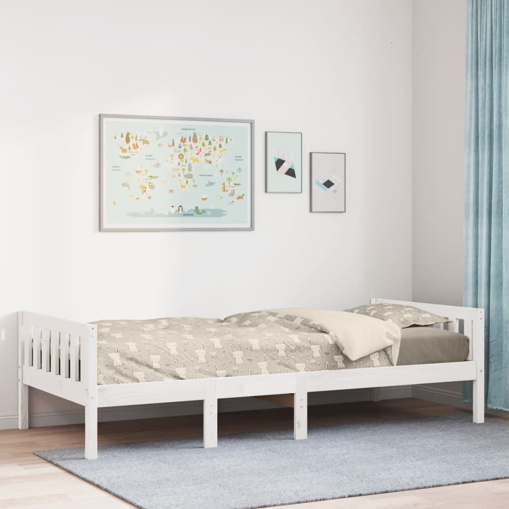 Children's Bed Without Mattress Solid Wood Pine