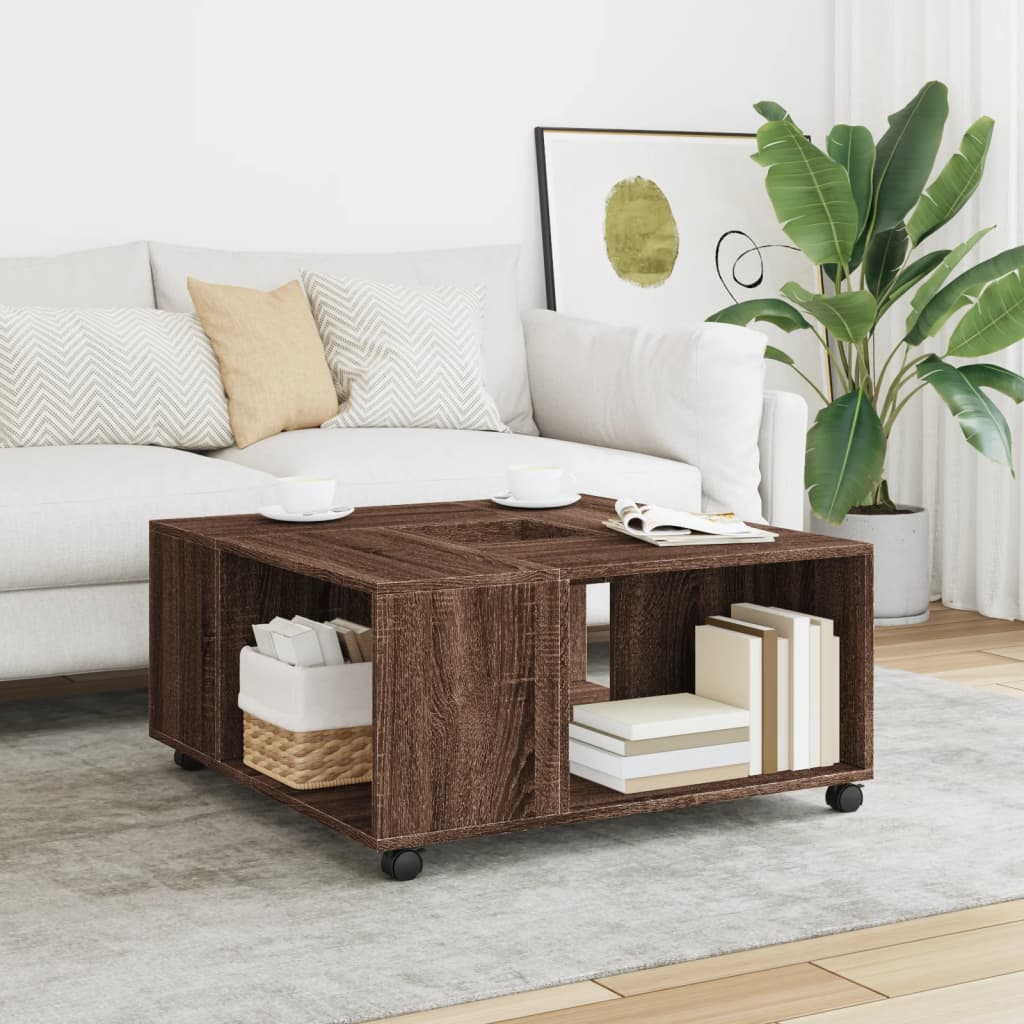 Coffee Table 80X80X40 Cm Engineered Wood