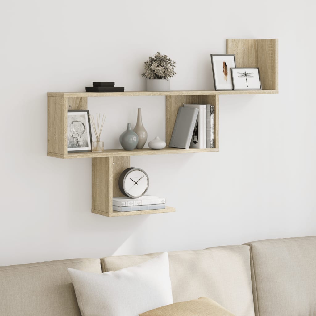 Wall Shelf 100X15X70 Cm Engineered Wood