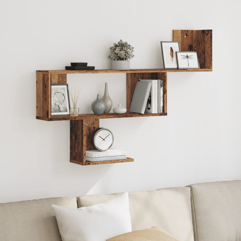 Wall Shelf 100X15X70 Cm Engineered Wood