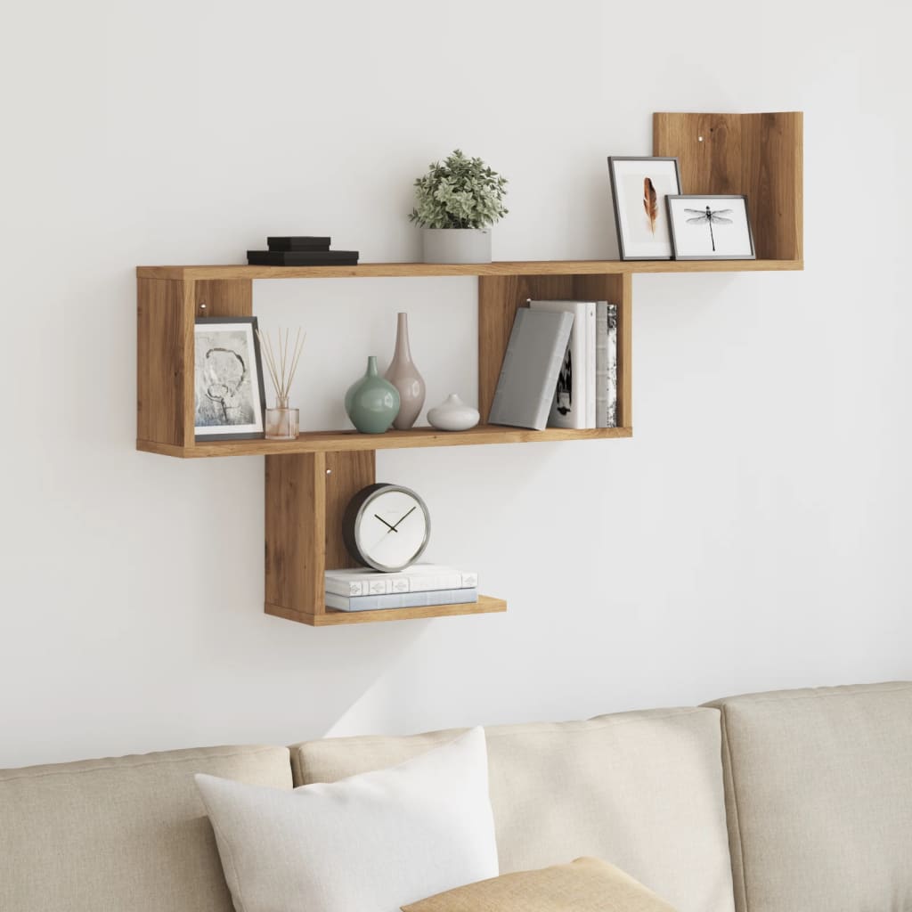 Wall Shelf 100X15X70 Cm Engineered Wood