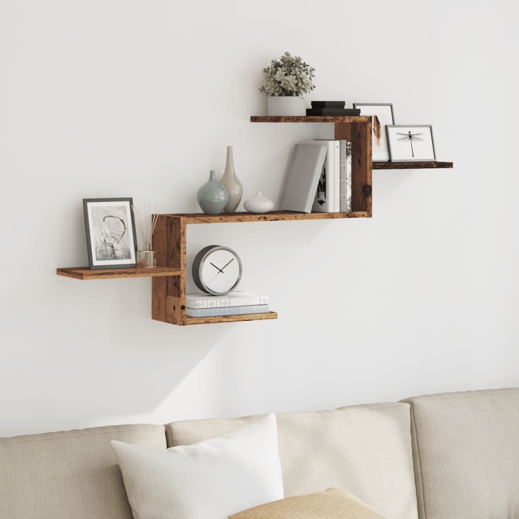 Wall Shelf 104X15X49 Cm Engineered Wood