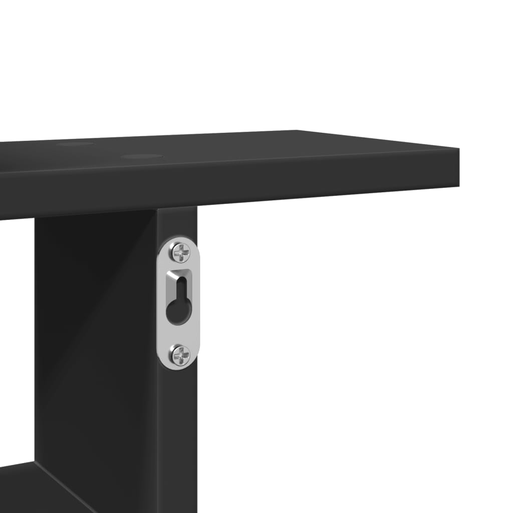 Wall Shelves 2 Pcs Engineered Wood