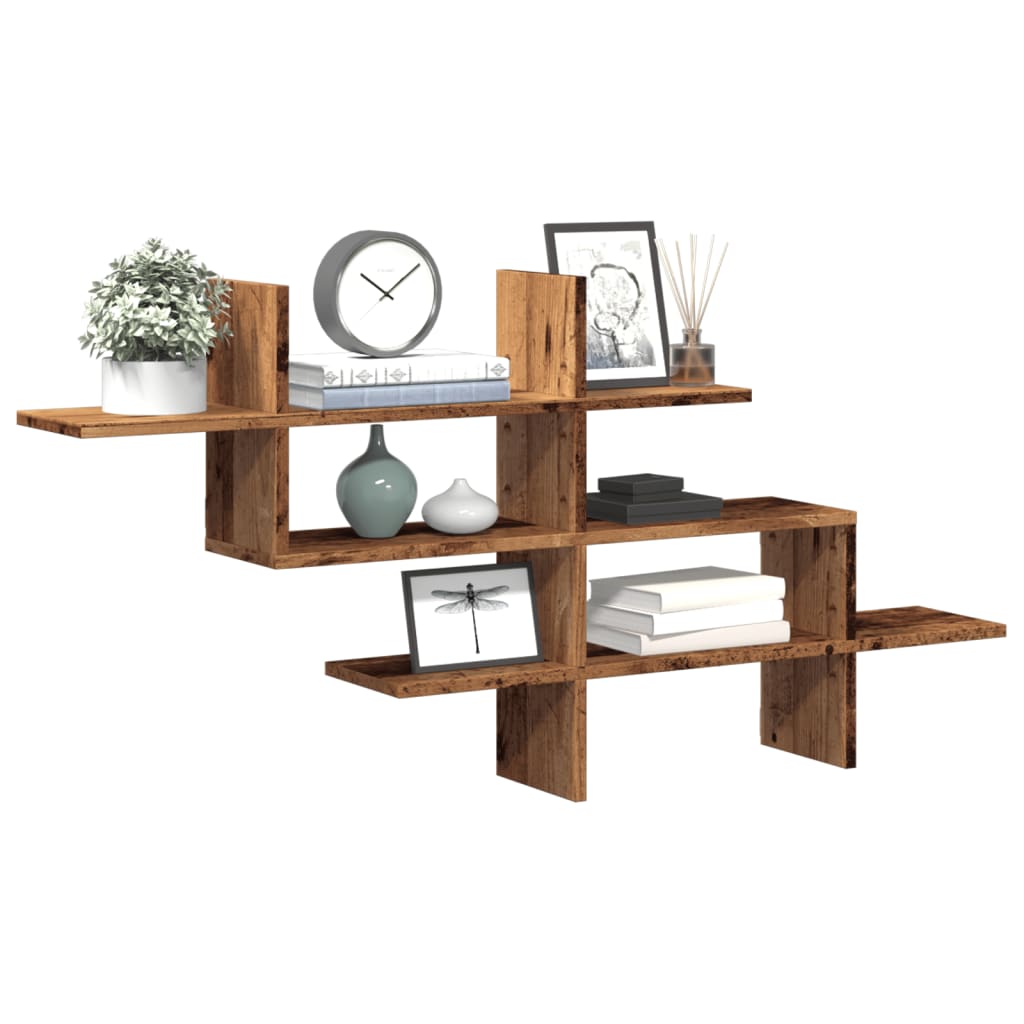 Wall Shelf 124.5X18X60.5 Cm Engineered Wood