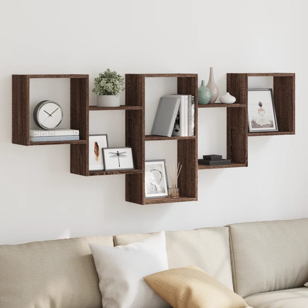 Wall Shelf 159X18X66 Cm Engineered Wood