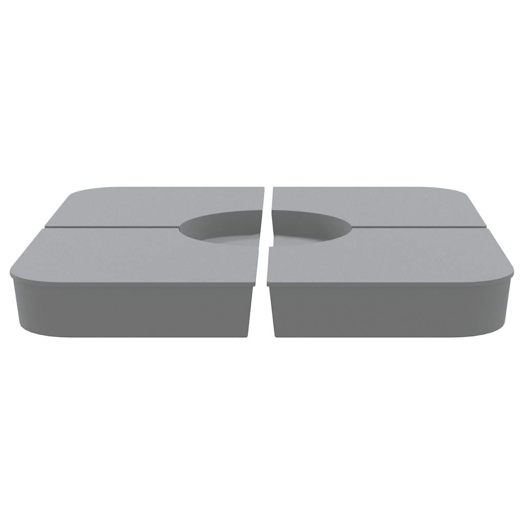 4 Piece Parasol Base Set For Cross Stand Parasol 100 Kg Pp