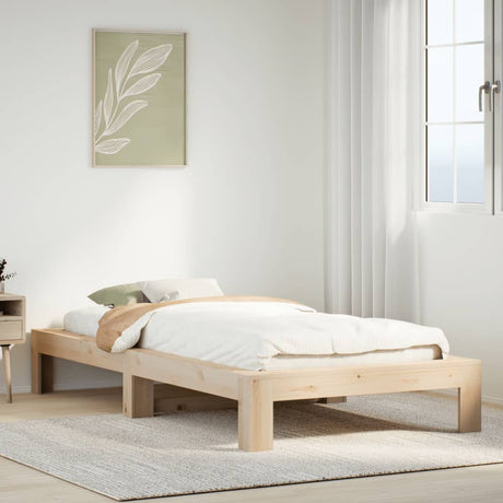 Bed Frame Without Mattress Small Single Solid Wood Pine