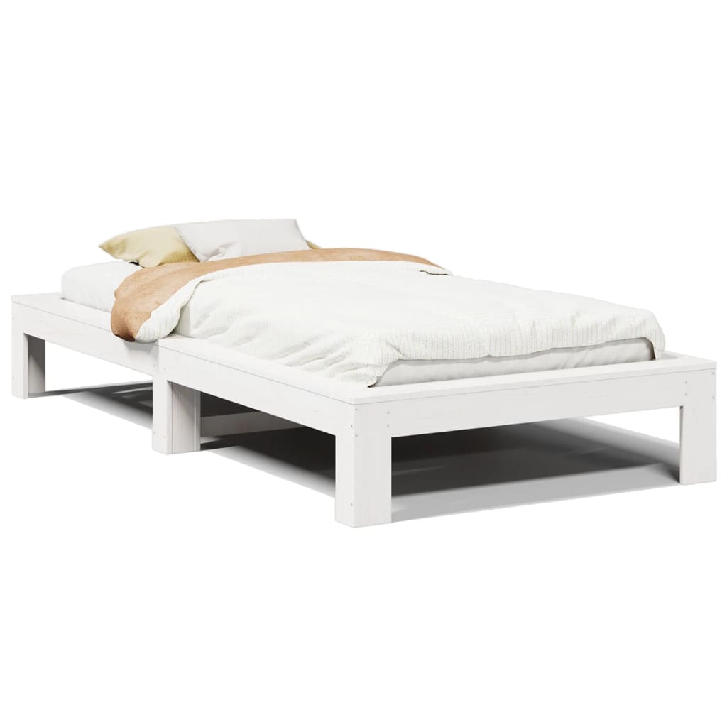 Bed Frame Without Mattress Small Single Solid Wood Pine