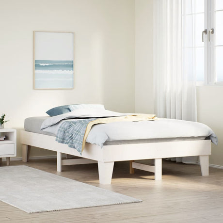 Bed Frame Without Mattress Small Double Solid Wood Pine