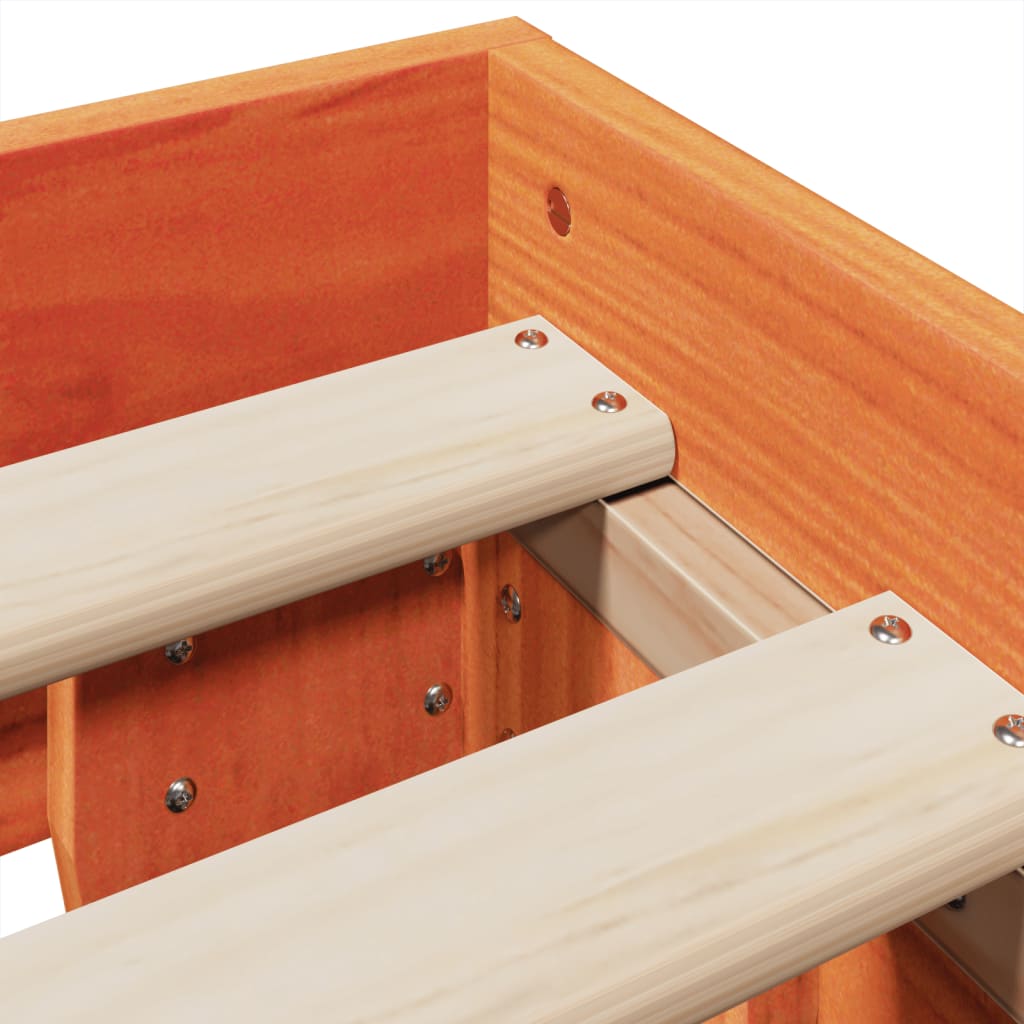 Bed Frame Without Mattress Small Double Solid Wood Pine