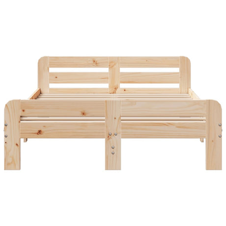 Bed Frame Without Mattress Solid Wood Pine
