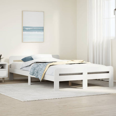 Bed Frame Without Mattress Solid Wood Pine