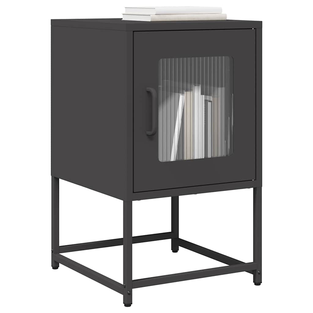 Bedside Cabinet 36X39X60.5 Cm Cold-Rolled Steel
