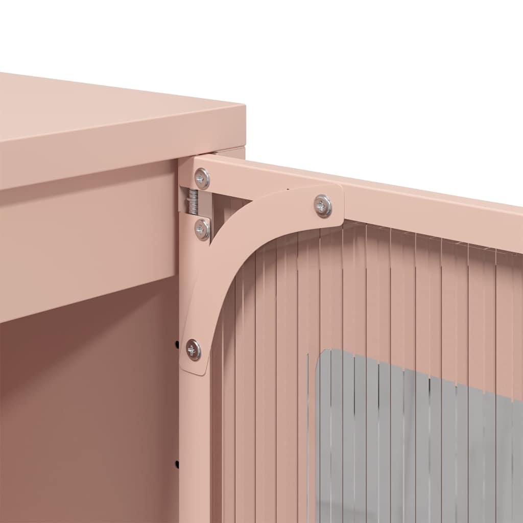 Highboard 68X39X123 Cm Steel