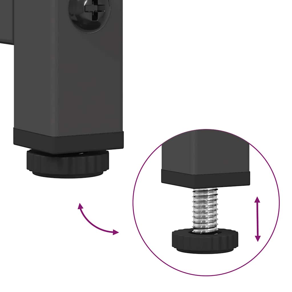 Highboard 68X39X111.5 Cm Steel