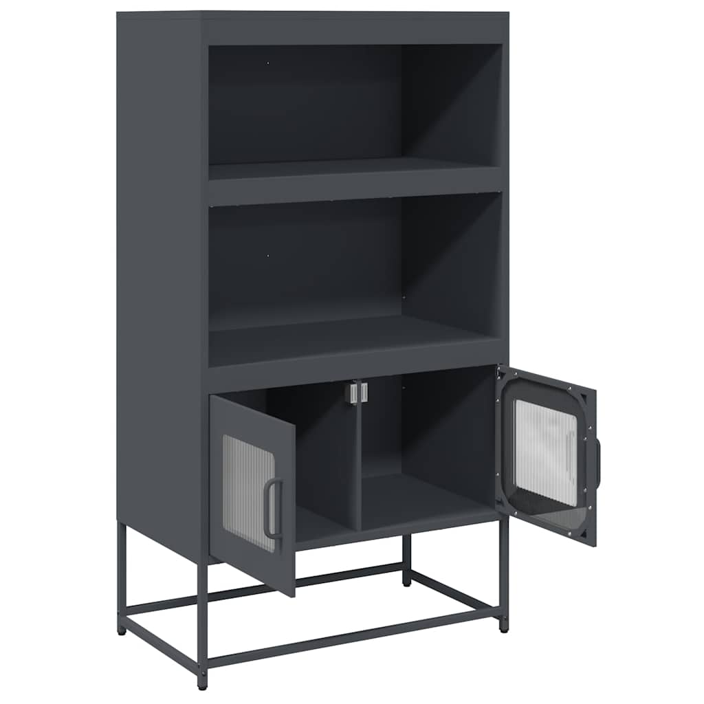 Highboard 68X39X123 Cm Steel