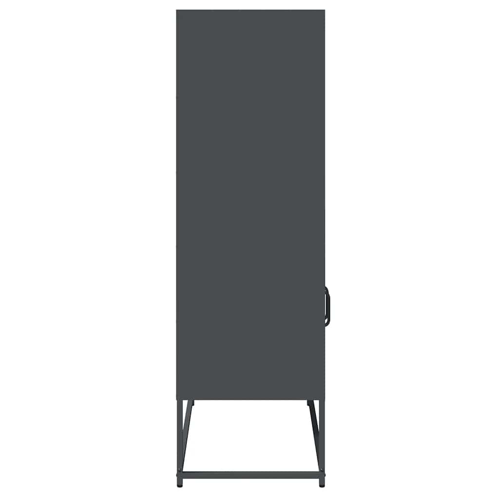 Highboard 68X39X123 Cm Steel