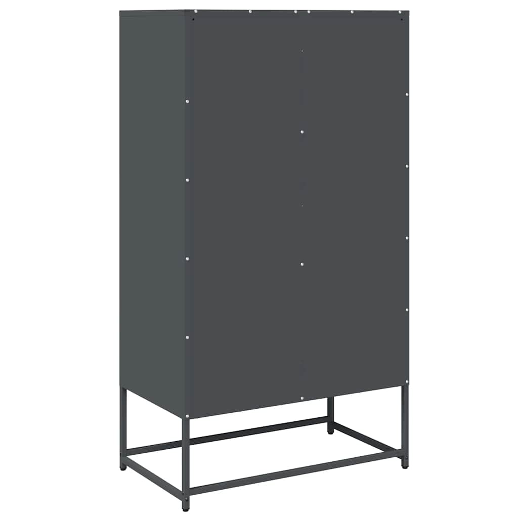 Highboard 68X39X123 Cm Steel