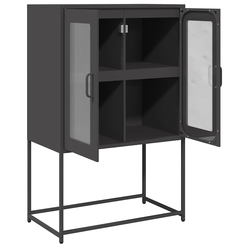 Highboard 68X39X107 Cm Steel
