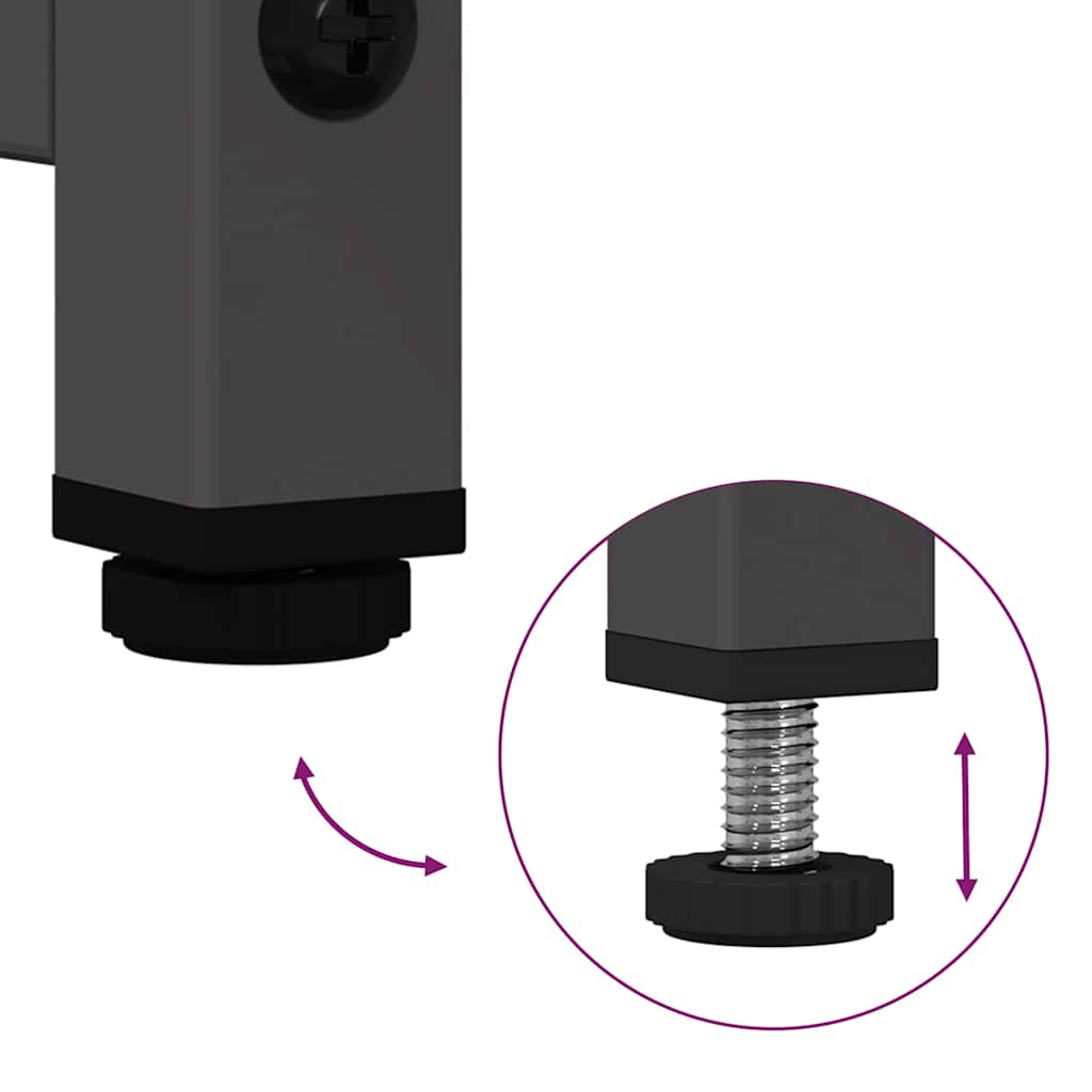 Highboard 68X39X107 Cm Steel