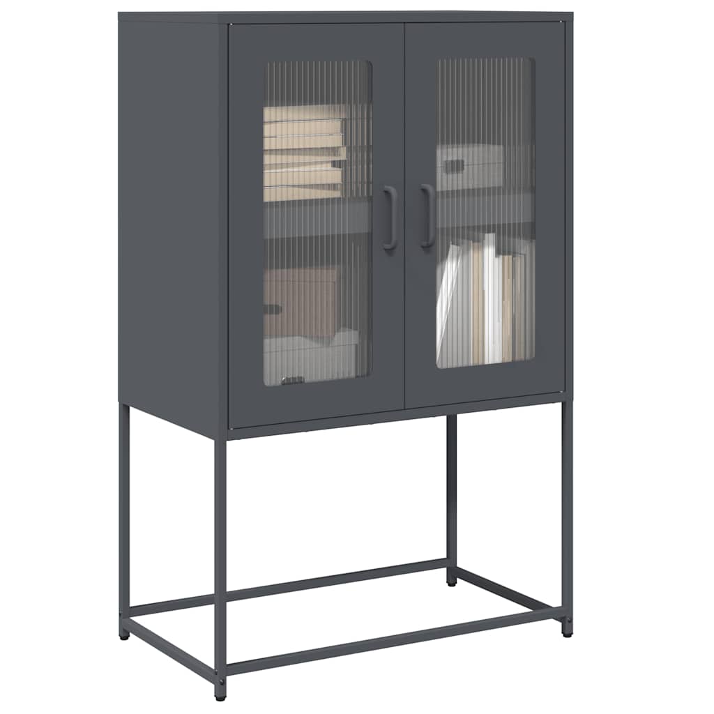 Highboard 68X39X107 Cm Steel