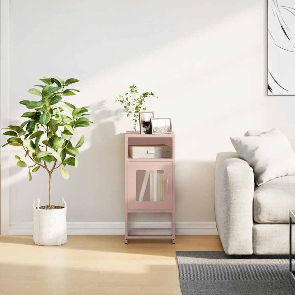 Bedside Cabinet 36X39X78 Cm Cold-Rolled Steel