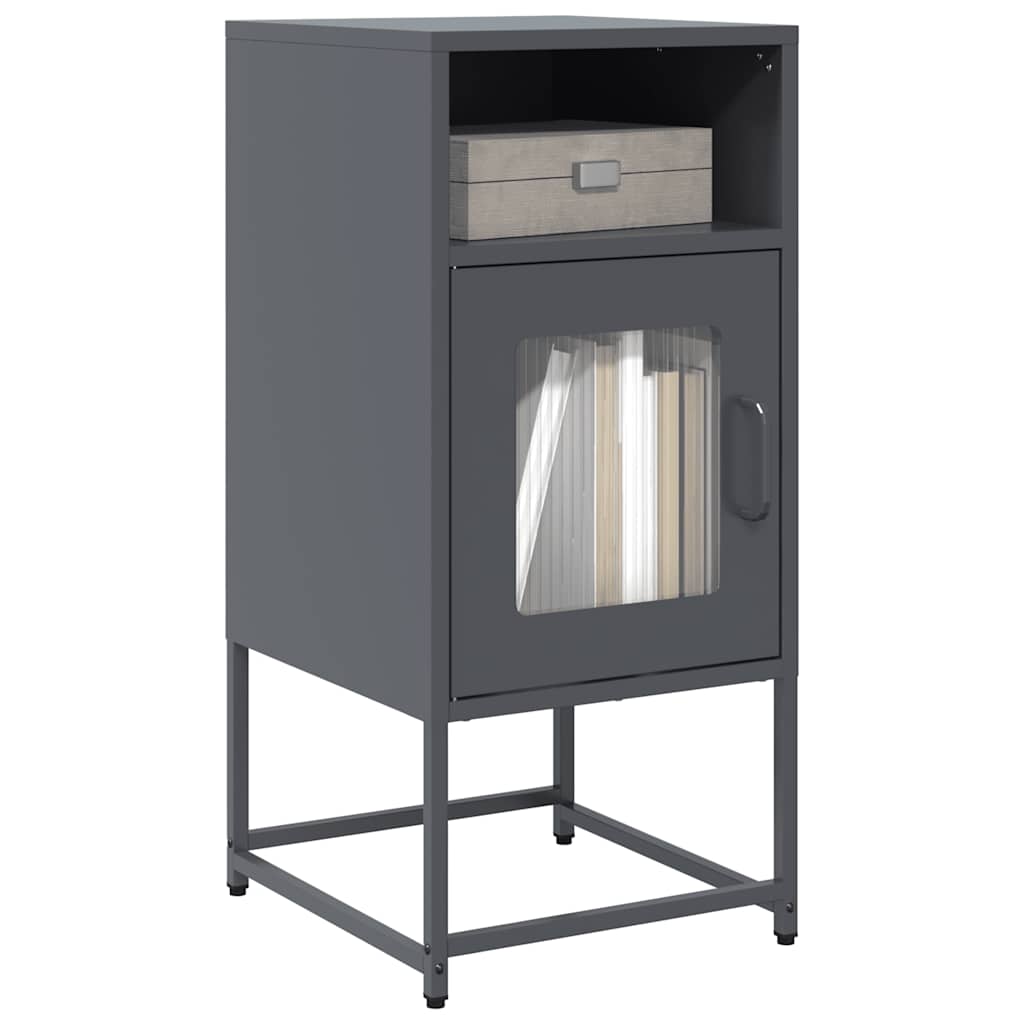 Bedside Cabinet 36X39X78 Cm Cold-Rolled Steel