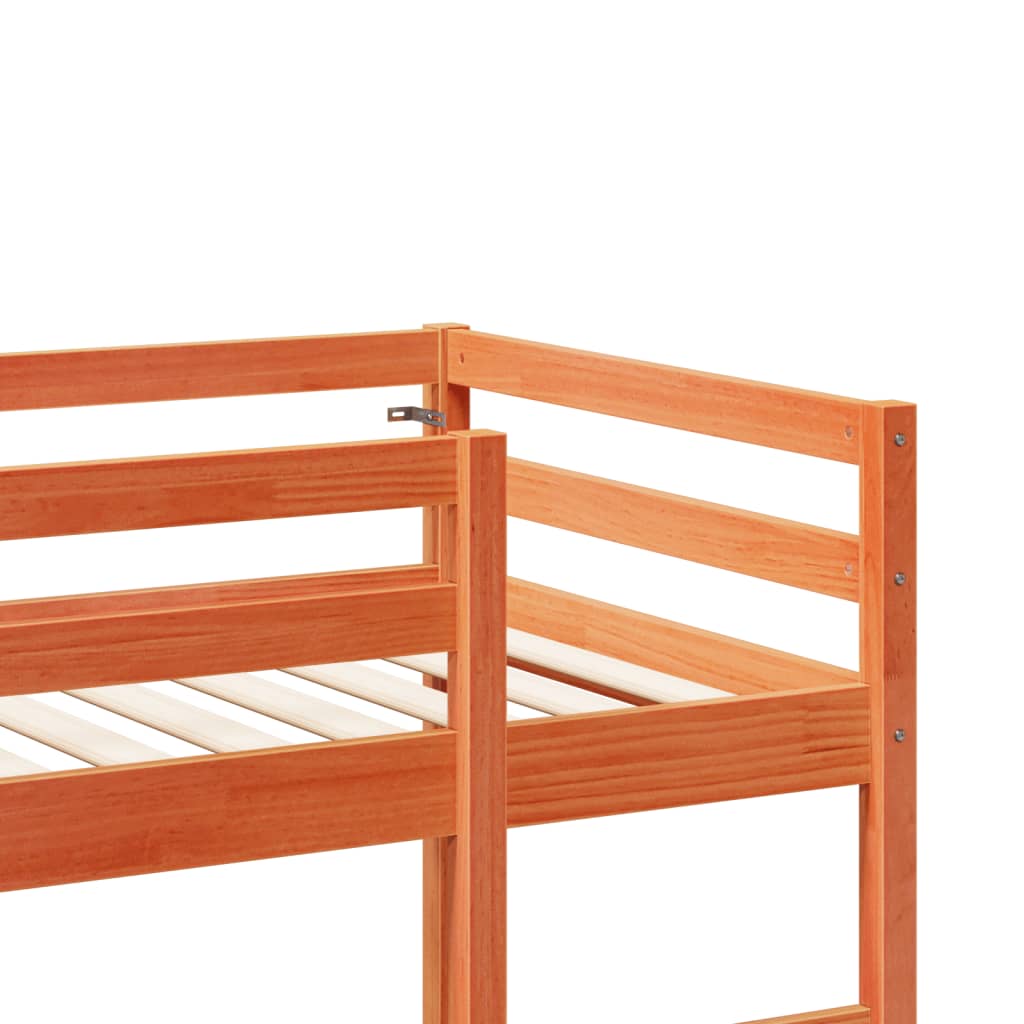 Loft Bed Frame Without Mattress Small Single Solid Wood Pine
