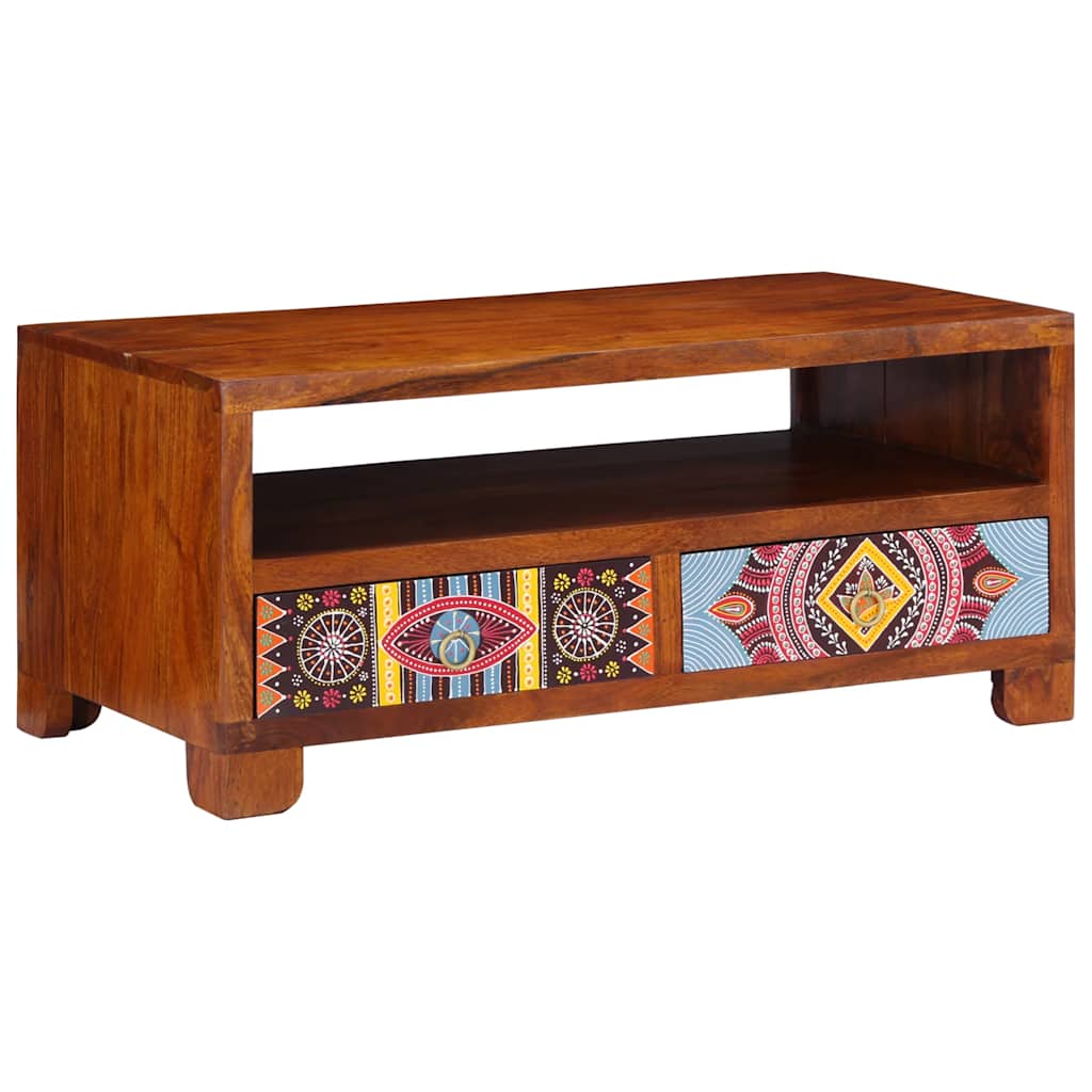 Coffee Table 90X50X40 Cm Solid Wood Acacia