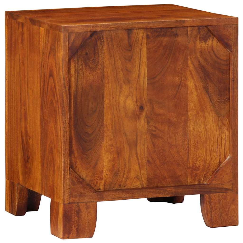 Bedside Cabinet Solid Wood Acacia