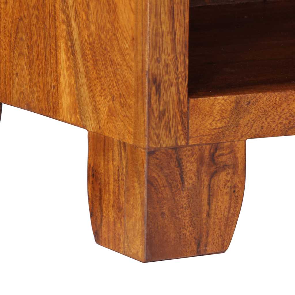 Bedside Cabinet Solid Wood Acacia