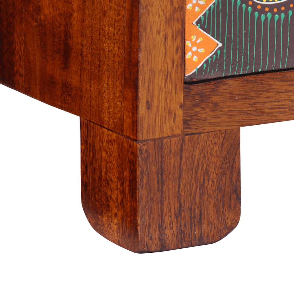 Bedside Cabinet 40X40X60 Cm Solid Wood Acacia