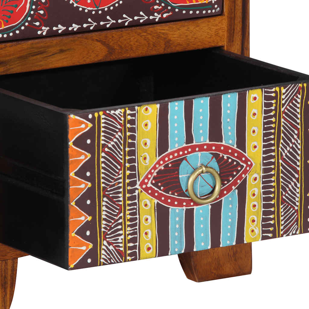 Bedside Cabinet 2 Pcs 35X35X45 Cm Solid Wood Acacia