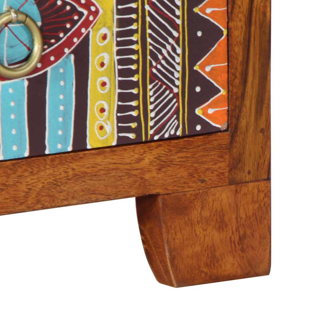 Bedside Cabinet 2 Pcs 35X35X45 Cm Solid Wood Acacia