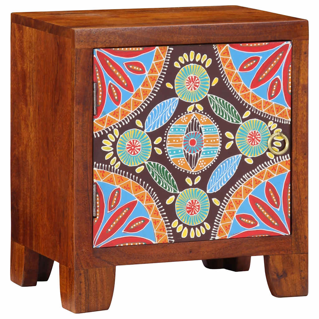 Bedside Cabinet 40X30X45 Cm Solid Wood Acacia