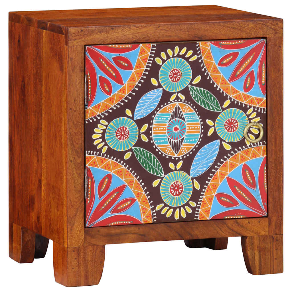 Bedside Cabinet 40X30X45 Cm Solid Wood Acacia