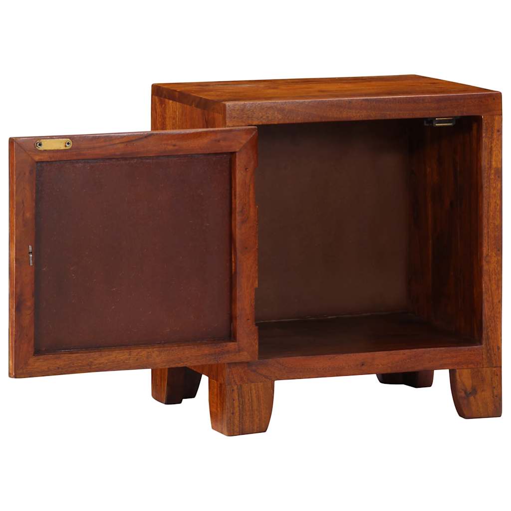 Bedside Cabinet 40X30X45 Cm Solid Wood Acacia