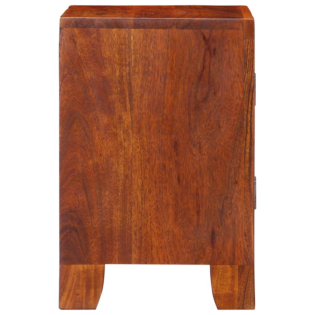 Bedside Cabinet 40X30X45 Cm Solid Wood Acacia