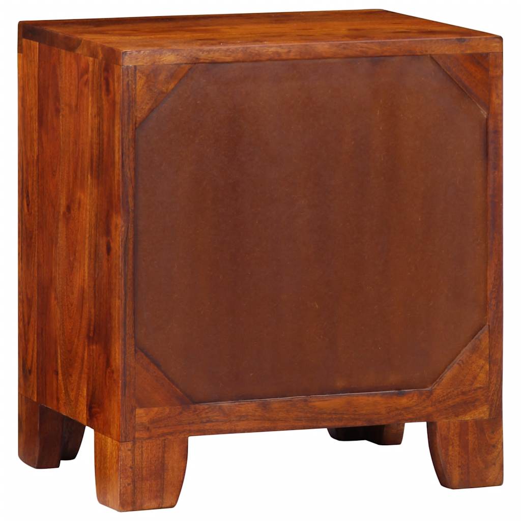 Bedside Cabinet 40X30X45 Cm Solid Wood Acacia
