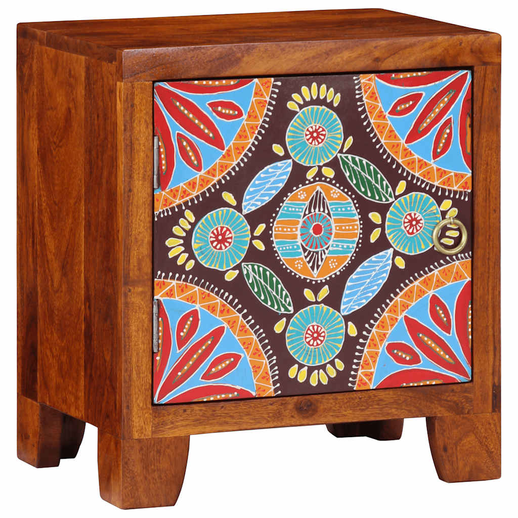Bedside Cabinet 40X30X45 Cm Solid Wood Acacia