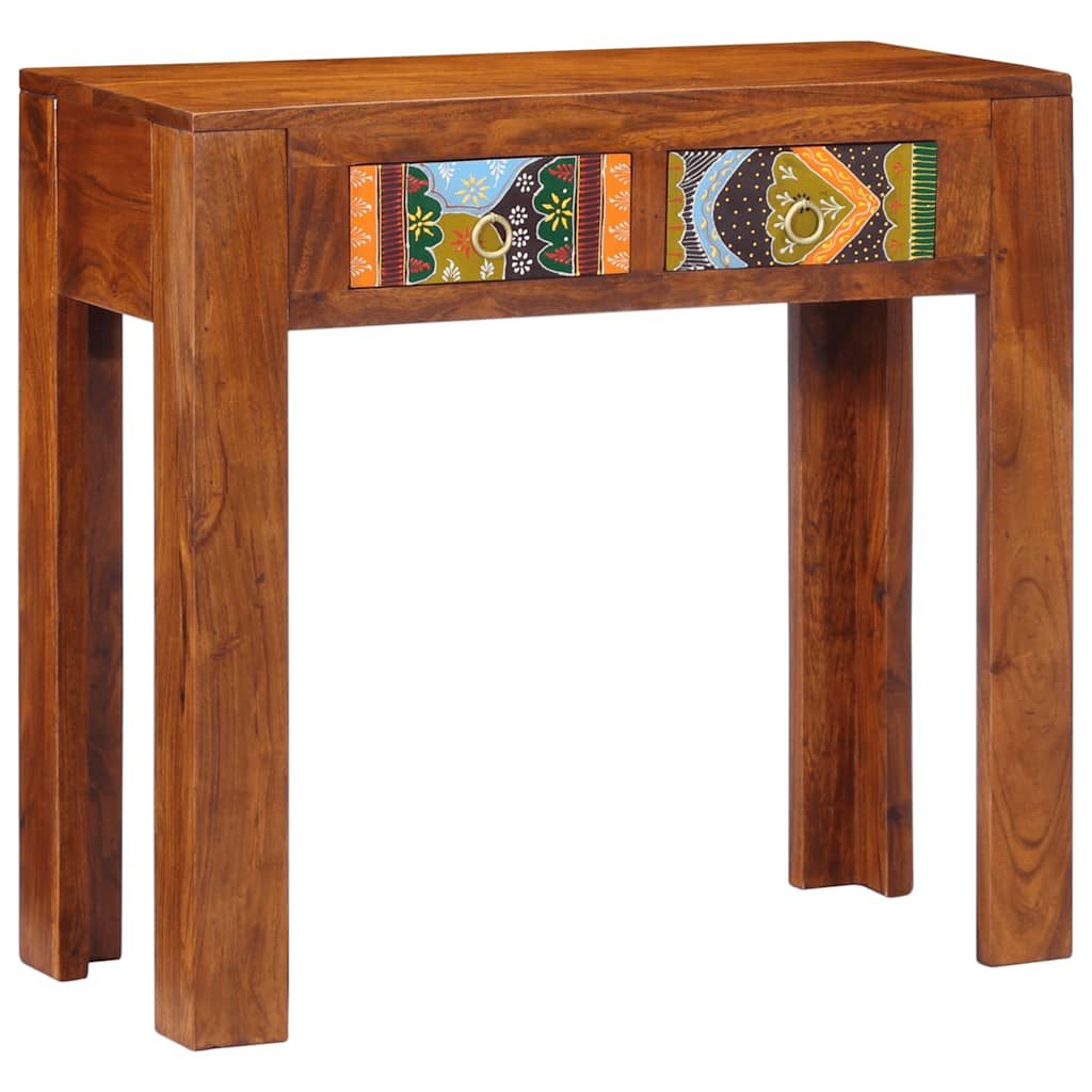 Console Table 80X35X75 Cm Solid Wood Acacia