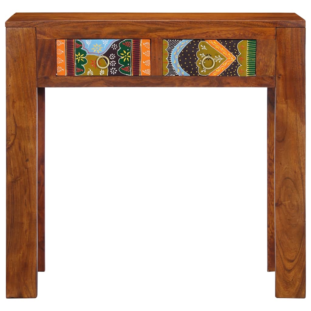 Console Table 80X35X75 Cm Solid Wood Acacia