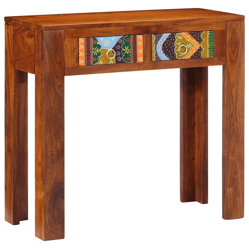 Console Table 80X35X75 Cm Solid Wood Acacia