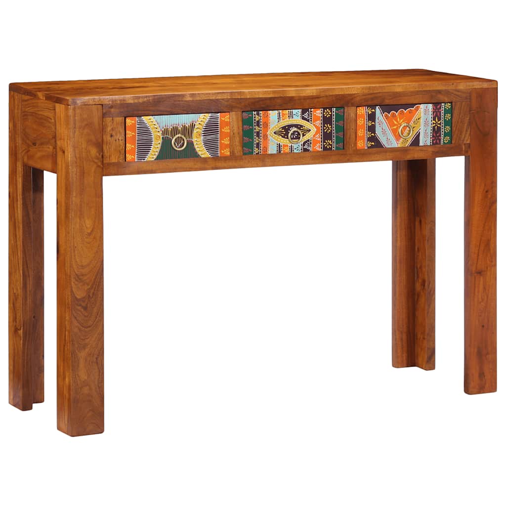 Console Table 80X35X75 Cm Solid Wood Acacia